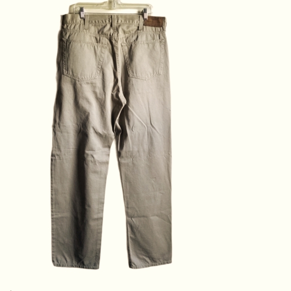 Banana Republic "Laredo" Tan Denim Pants Waist 38L Inseam 33” - Picture 2 of 6